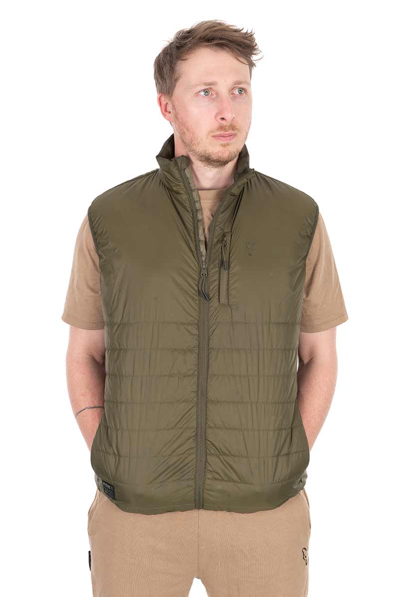 HAINE, PANTOFI PESCUIT :: Vesta Fox Olive Quilted 100 Gilet