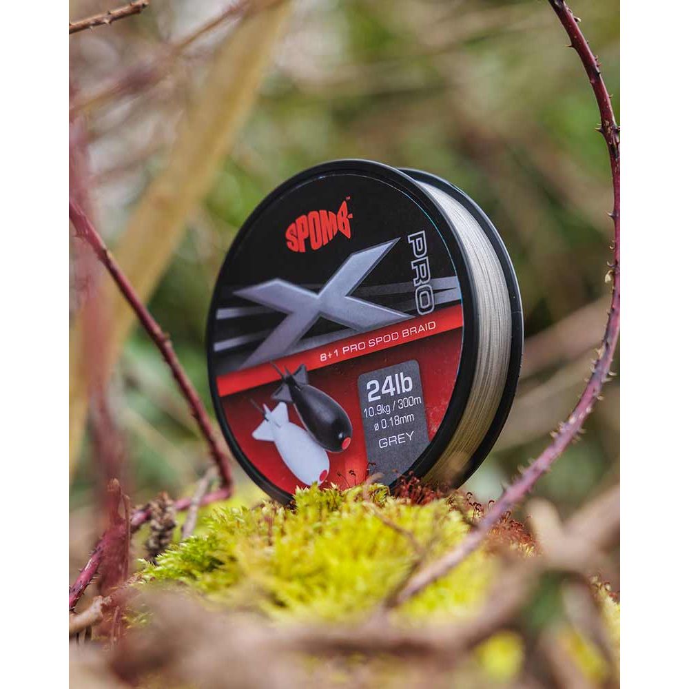 SPOMB :: Fir Textil Pescuit Spomb XD Pro Braid Grey 8+1- 0,18mm, 24lbs