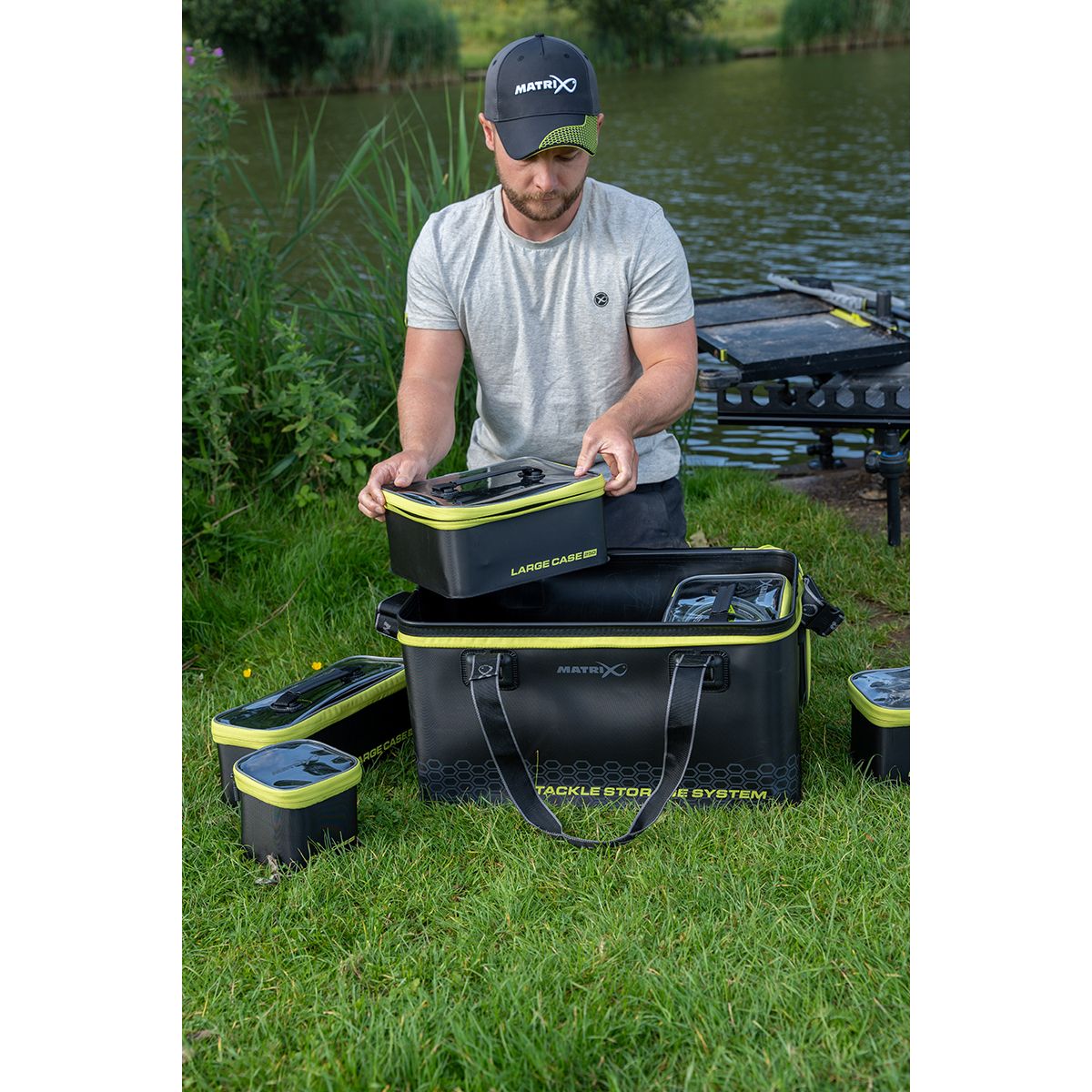 Geanta Matrix EVA Tackle Storage System Loaded XL, 55x30x28.5cm
