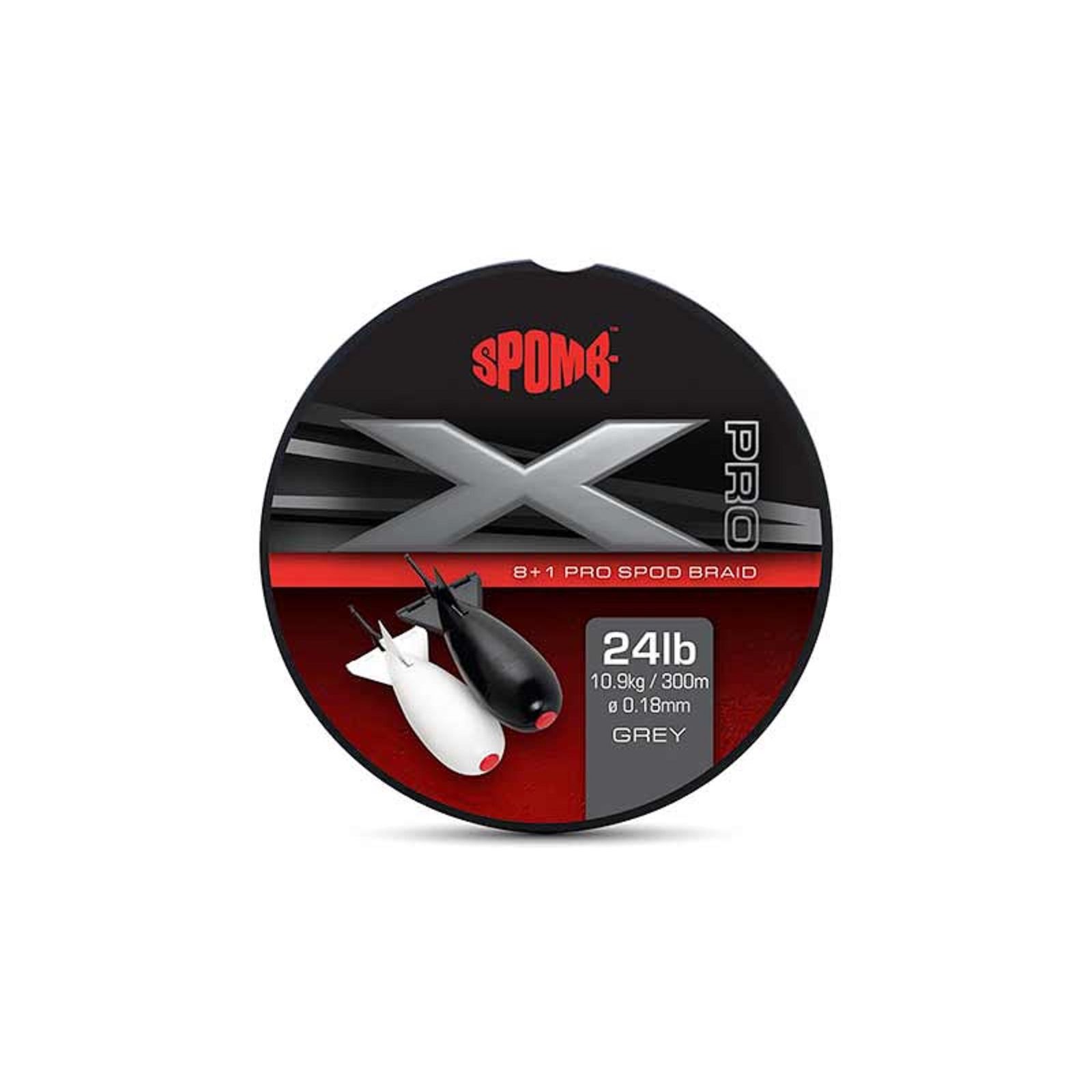 SPOMB :: Fir Textil Pescuit Spomb XD Pro Braid Grey 8+1- 0,18mm, 24lbs