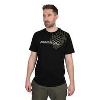 Tricou Matrix Hex Print, Black