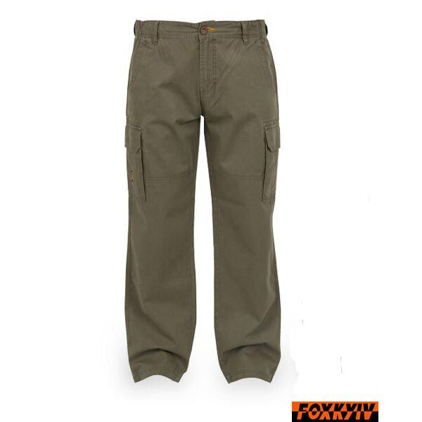 Din_pns :: Pantaloni cargo Fox Chunk Heavy Twill kaki