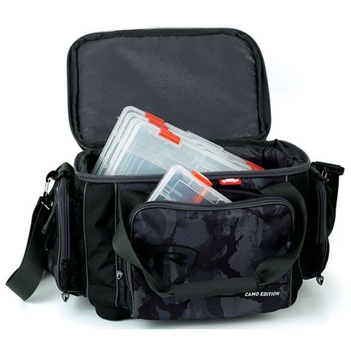 Geanta Spinning Carryall FOX RAGE + 5 Cutii pentru Naluci, Medium