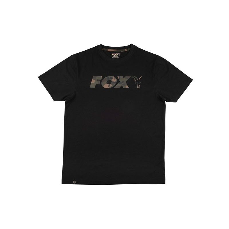 Tricou Fox Black Camo Chest Print T-Shirt