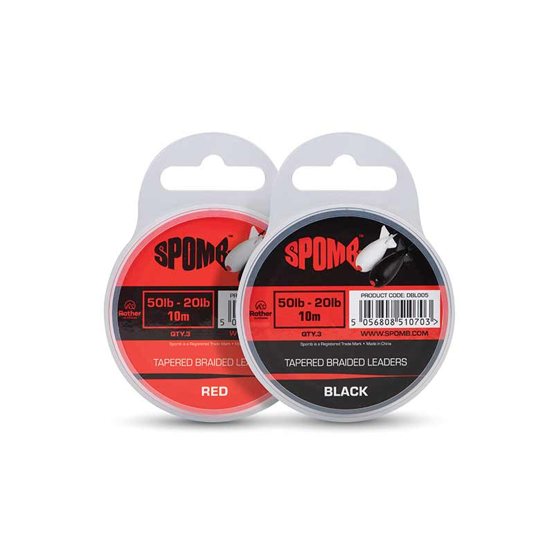 SPOMB :: Inaintas Textil Conic Fox Spomb Red & Black – 3x10m